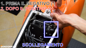 positivo batteria vespa ktm