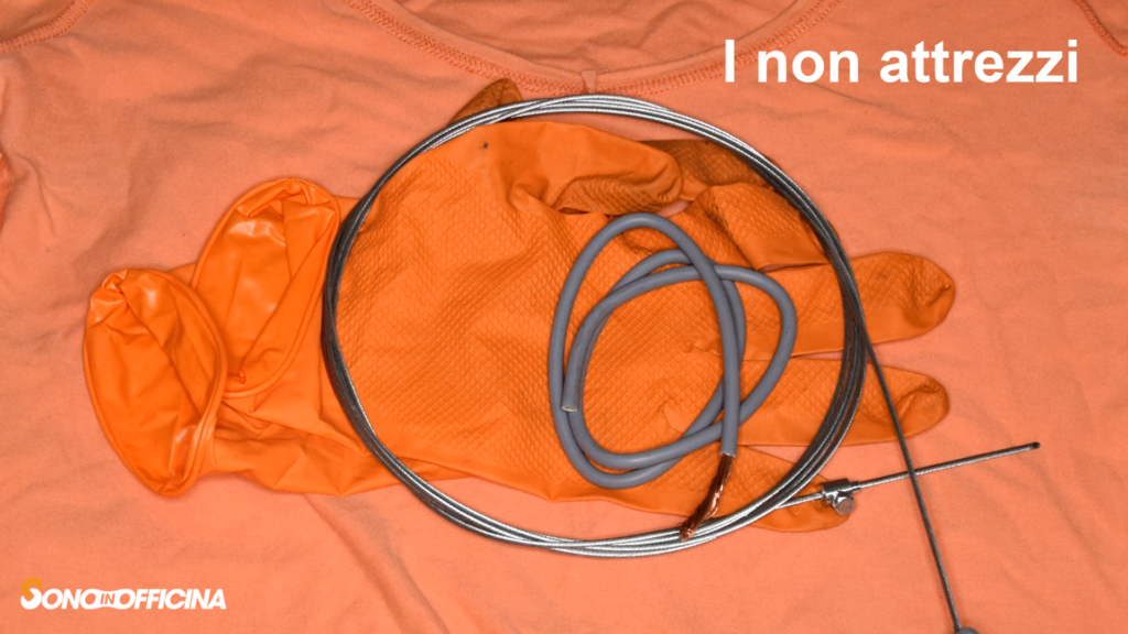 FILO FRIZIONE CAVO ELETTRICO SERRAFILO GUANTI PANNI VESPA