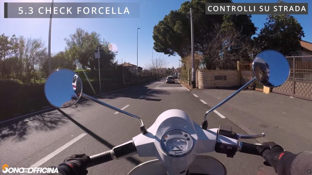 verifiche tecniche e comportamento Vespa in strada