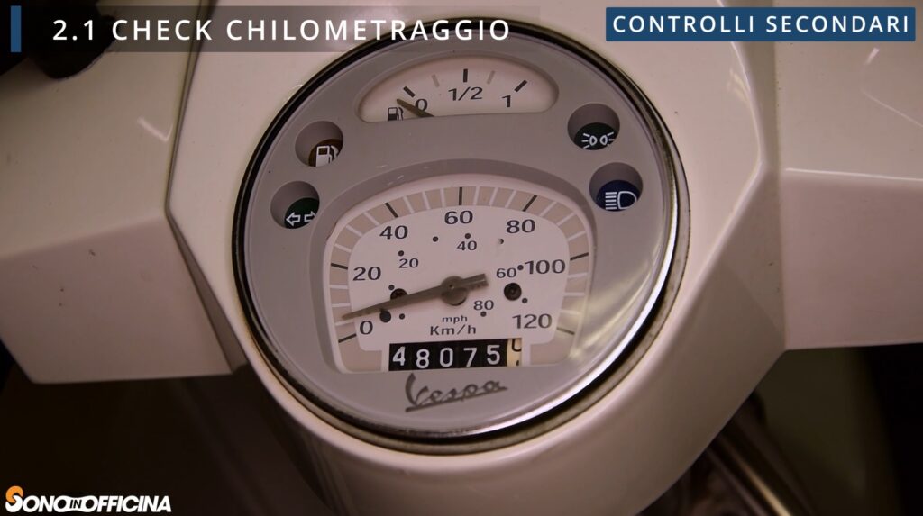 cupolino chilometri piaggio vespa